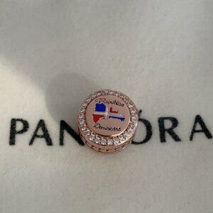 Pandora Dominican Republic Flag Charm